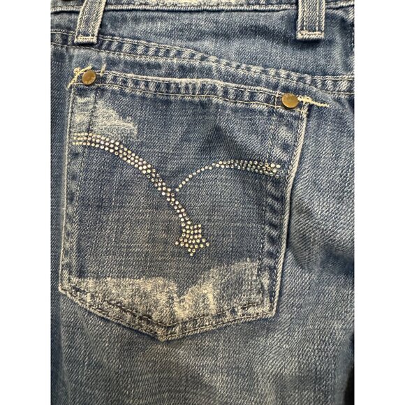 Joes Jeans Womens Bootcut Distressed Denim W26 Embellished Pockets Light Wash US - Picture 6 of 6